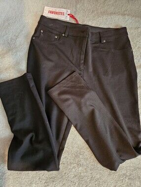 Ruby Rd. Black Women's Ponte Pants